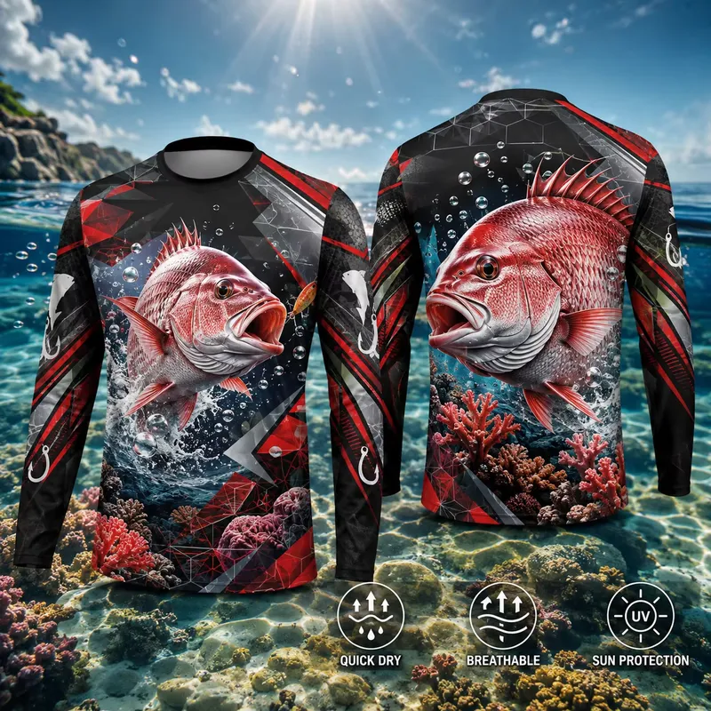 Mens Fashion Summer - Camisa de pesca de manga larga,