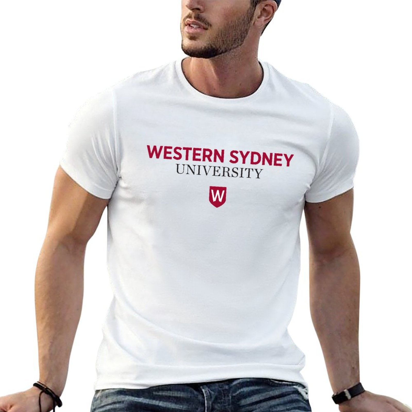 Men'S Fashion Sydney - Camiseta de la Universidad de Western