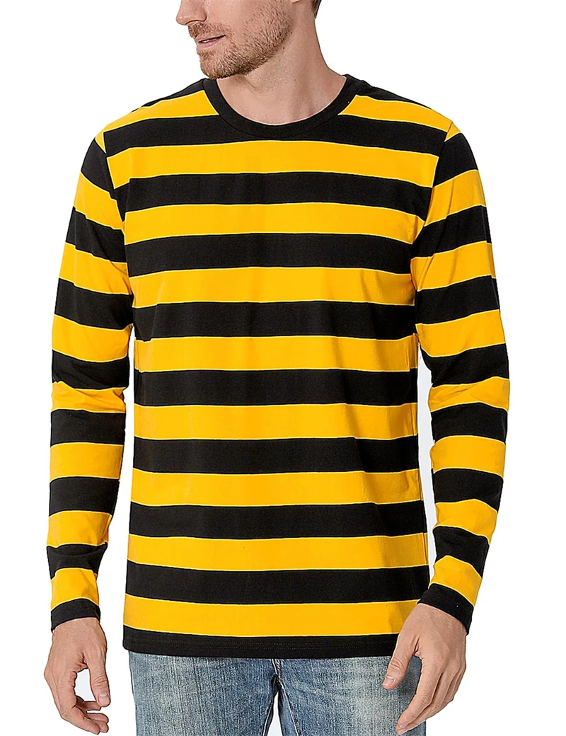 Men'S Fashion T Shirts - Camiseta de manga larga para hombre