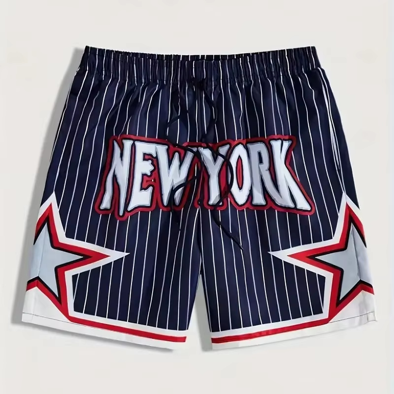 Men'S Fashion New York - Shorts de Verano para Hombre, Estilo