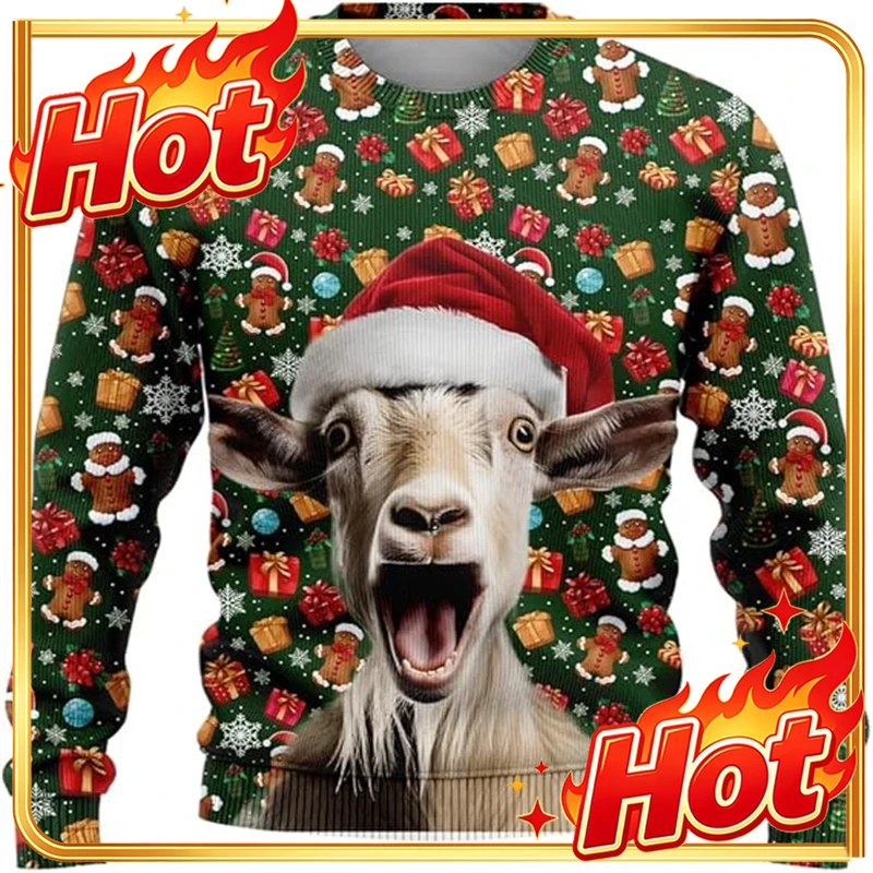 Divertido suéter navideño con  - Mens Fashion Clothes reseña y precio