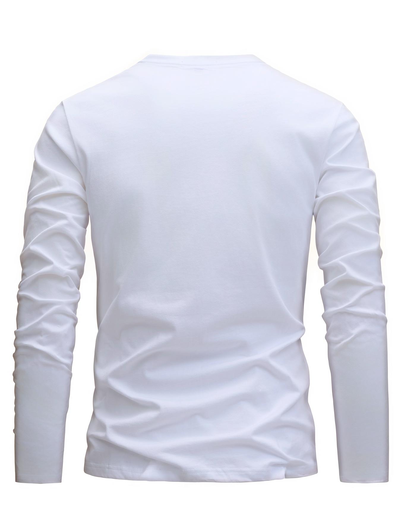 Camiseta de manga larga para h - Men'S Fashion T Shirts reseña y precio