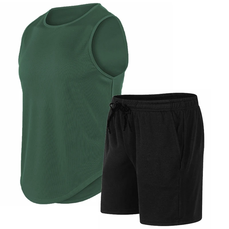 Conjunto de camiseta sin manga - Mens Fashion Summer reseña y precio