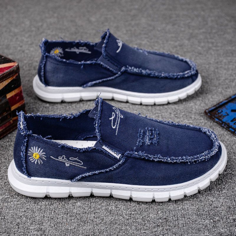 Zapatillas de lona con estampa - Mens Fashion Trainers reseña y precio