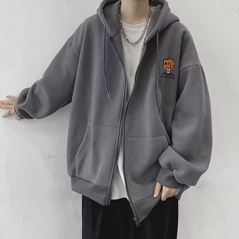 Sudadera con capucha High Stre - Mens Fashion Zip Up Hoodies reseña y precio