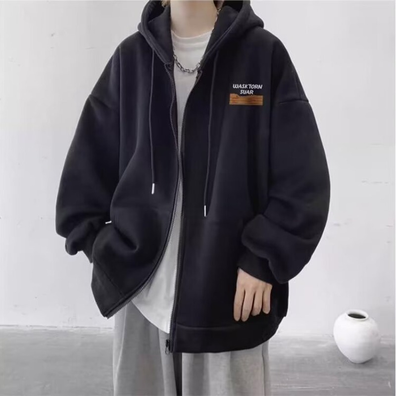 Sudadera con capucha High Stre - Mens Fashion Zip Up Hoodies reseña y precio