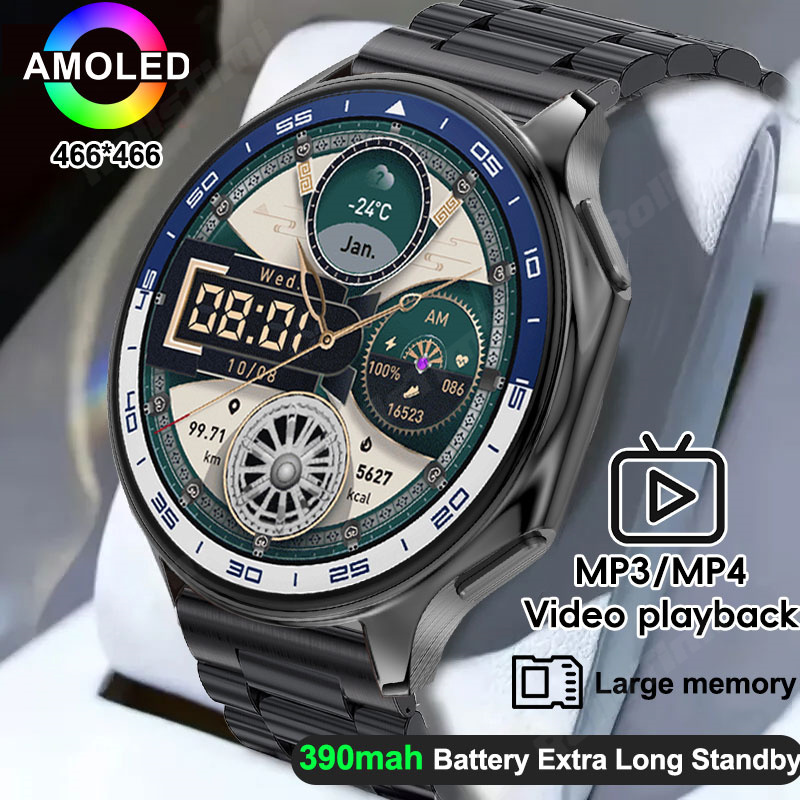 Reloj inteligente AMOLED 1,43  - Men'S Fashion X reseña y precio