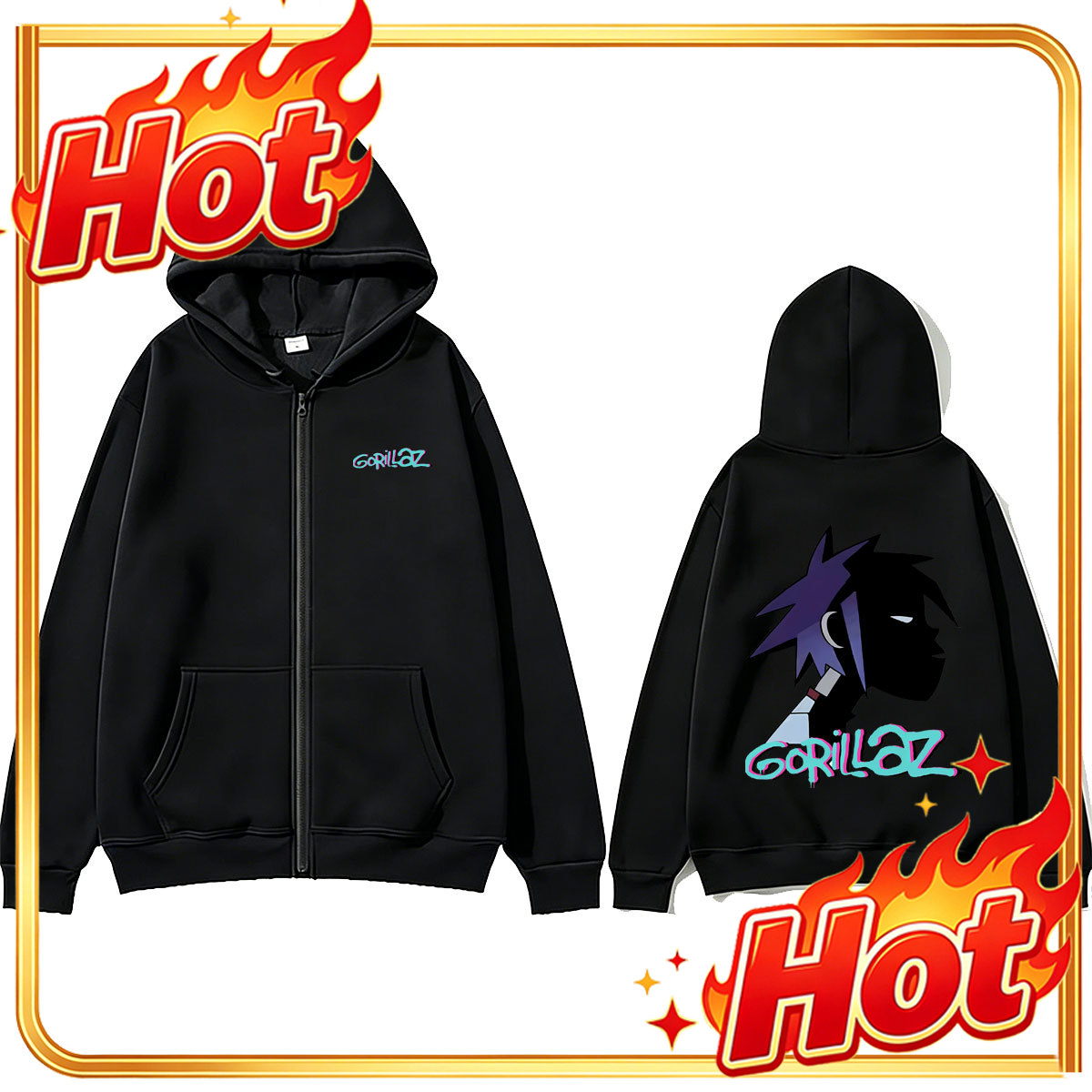 Sudadera con capucha y cremall - Mens Fashion Zip Up Hoodies reseña y precio