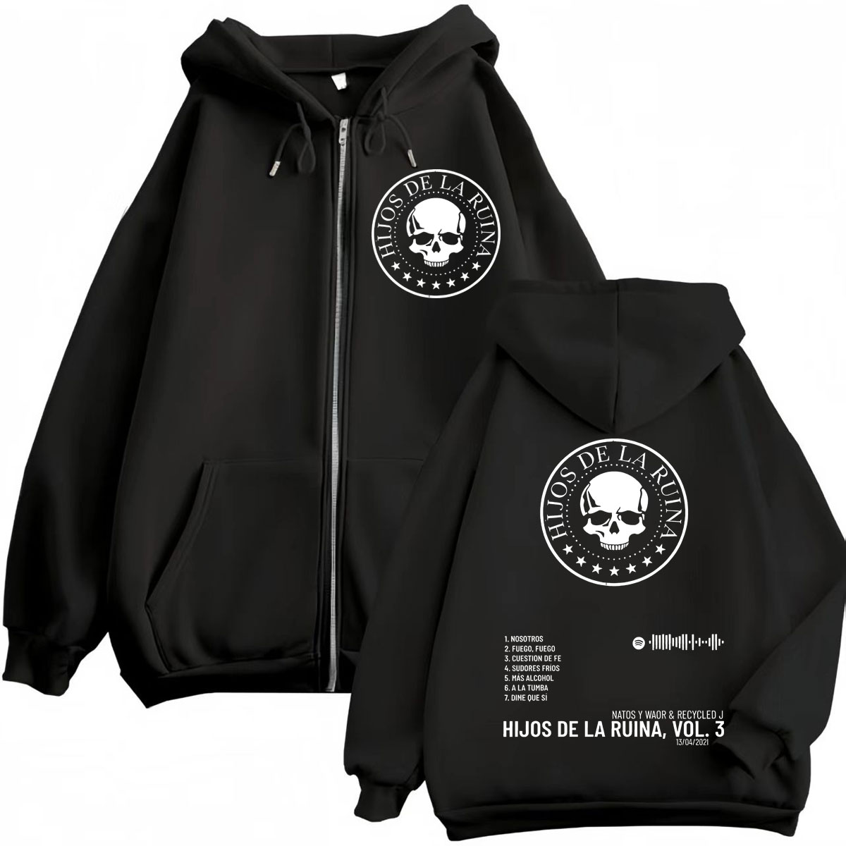 Sudadera con capucha y cremall - Mens Fashion Zip Up Hoodies reseña y precio