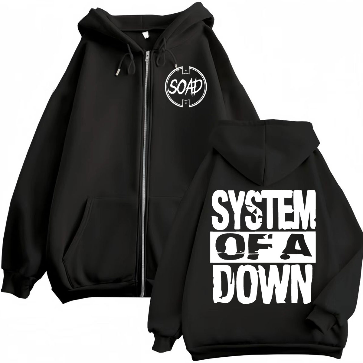 Sudadera con capucha y cremall - Mens Fashion Zip Up Hoodies reseña y precio