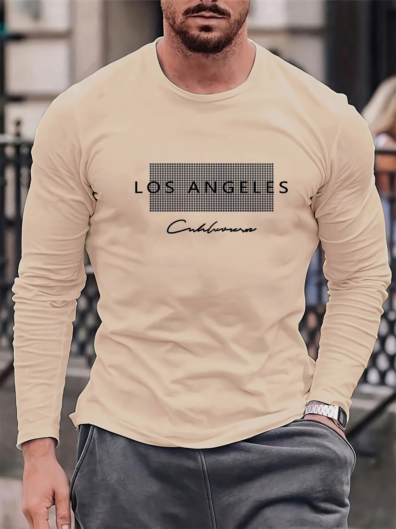 Camiseta de manga larga para h - Mens Fashion Summer reseña y precio