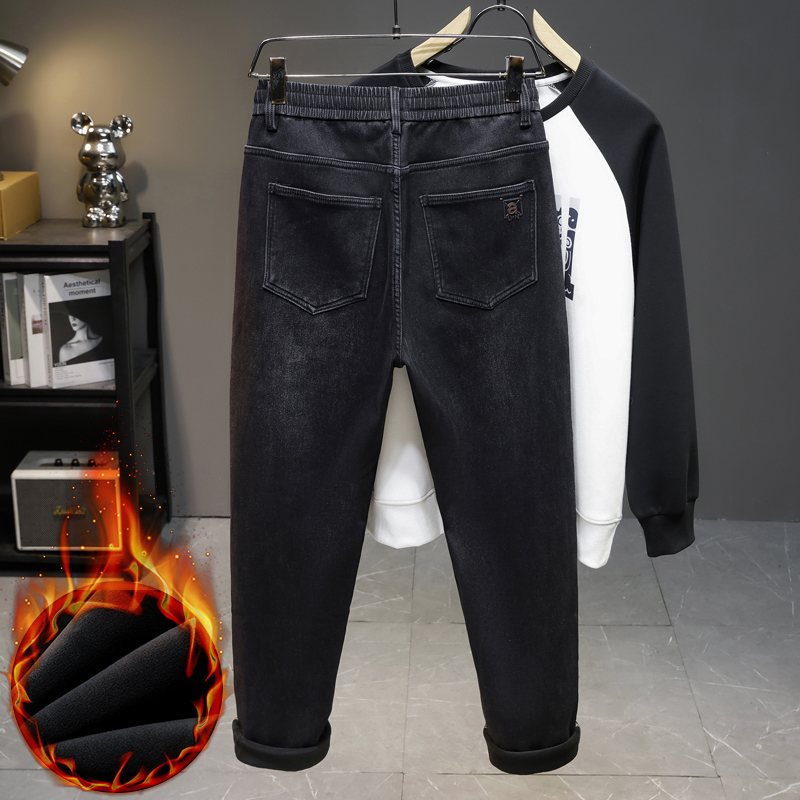 Pantalones de invierno para ho - Men'S Fashion Grey Jeans reseña y precio