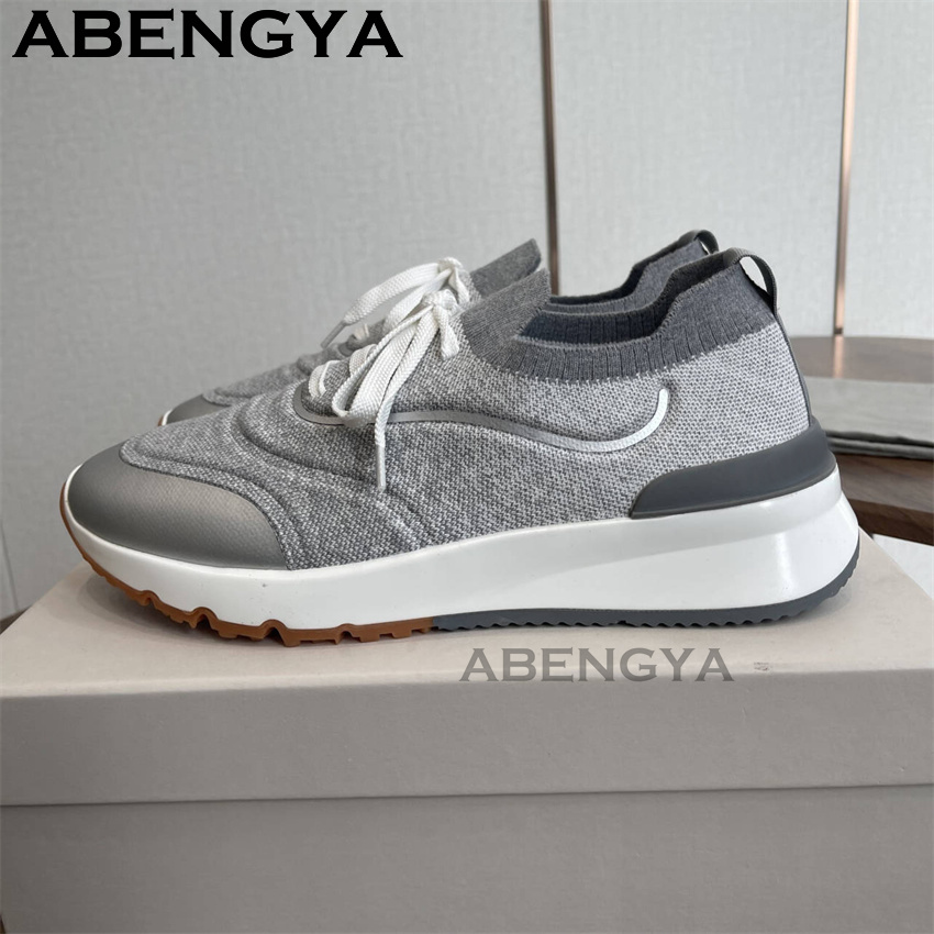 Nuevos mocasines de punto mult - Mens Fashion Trainers reseña y precio